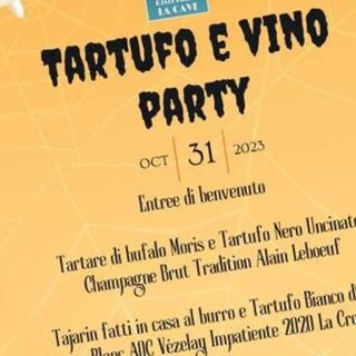 Il “Tartufo e Vino Party” del Ristorante La Cave di Saluzzo