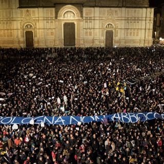 La manifestazione bolognese