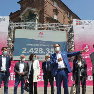Alberto Cirio e assessori regionali