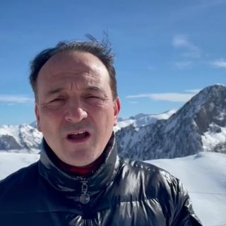 cirio sulla neve
