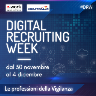 Digital Recruiting Week, dal 30 novembre al 4 dicembre selezioni per 150 addetti in Piemonte