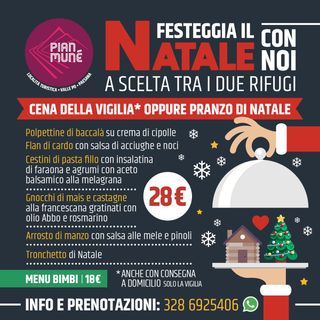 Natale nei rifugi di Pian Munè di Paesana