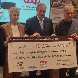 Novacoop a fianco di Candiolo contro il tumore al seno: raccolti 155 mila euro