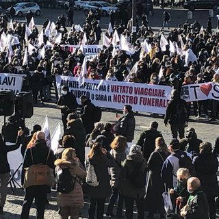 Manifestazione in piazza a Roma