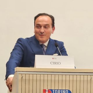 Il presidente della Regione Piemonte Alberto Cirio