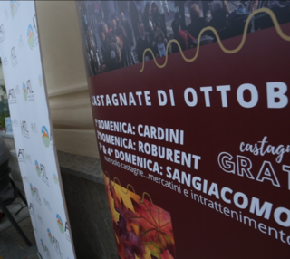 Domenica la prima delle quattro castagnate ottobrine di Roburent (VIDEO)
