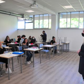 L'assessore Chiorino in un Its