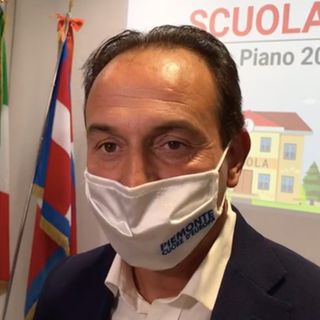 Il governatore Alberto Cirio