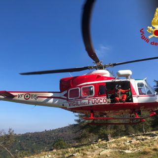 L'elisoccorso dei Vigili del Fuoco