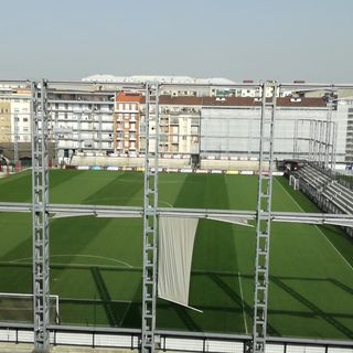 Lo stadio Filadelfia, campo d'allenamento del Toro, oggi &quot;deserto&quot;