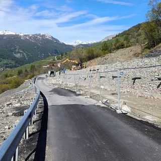 Provinciale 25 a Champlas du Col, strada ancora chiusa dal 12 al 25 giugno