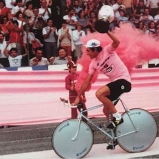francesco moser in maglia rosa