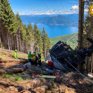 Il luogo della tragedia a Stresa