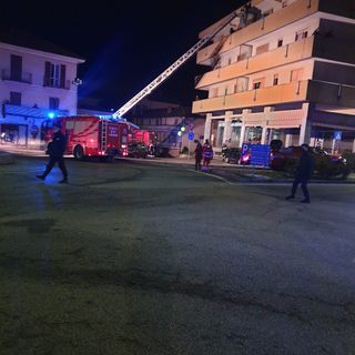 Incendio a Luserna San Giovanni