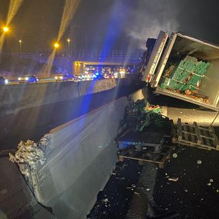 Stupinigi direzione Moncalieri: traffico fermo per l'incidente