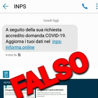 Coronavirus, falsi messaggi in arrivo dall'Inps. Polizia postale:&quot;Fate attenzione&quot;