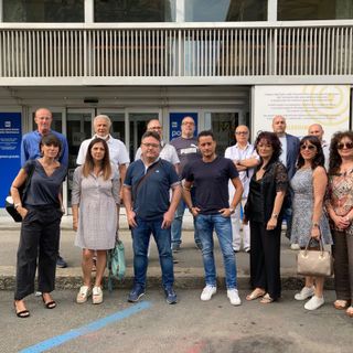 Presidio davanti ai cancelli rai