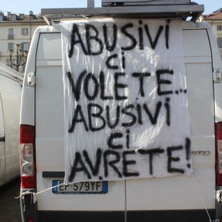 La protesta degli ambulanti