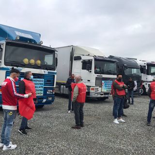 Giostrai in protesta