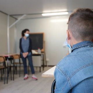 A scuola con le mascherine