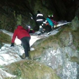 Val Pellice, il soccorso alpino salva quattro escursionisti bloccati dal ghiaccio