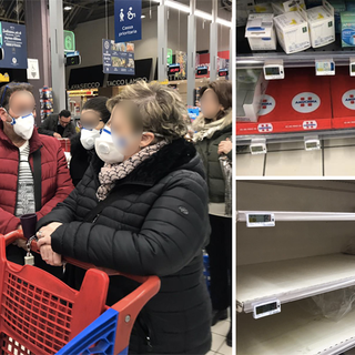 Coronavirus, a Torino supermercati presi d’assalto domenica sera. Stamattina situazione più tranquilla [FOTO]