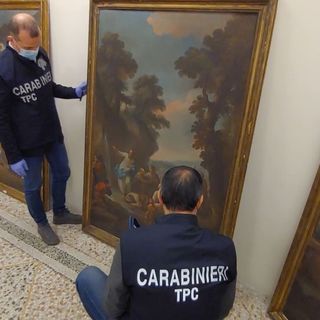 le tele recuperate dai carabinieri