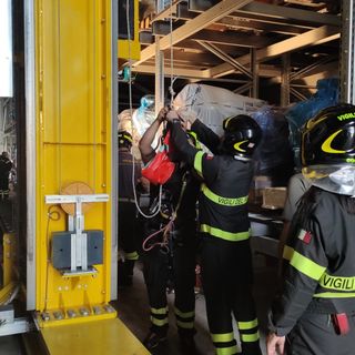 vigili del fuoco e Vincenzo Bennardo