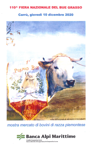 Fiera Nazionale del Bue Grasso il 10 dicembre a Carru’ Fiera Nazionale del Bue Grasso il 10 dicembre a Carru’