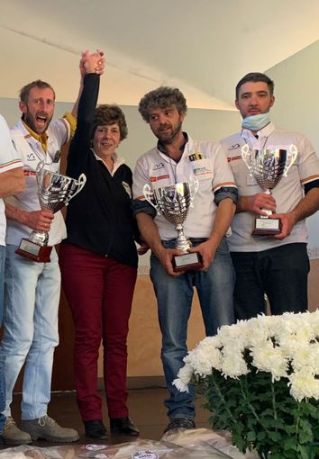 Da sinistra Luca Charbonnier, il sindaco Lilia Garnier, Andrea Carignano e Manrico Geymonat Da sinistra Luca Charbonnier, il sindaco Lilia Garnier, Andrea Carignano e Manrico Geymonat