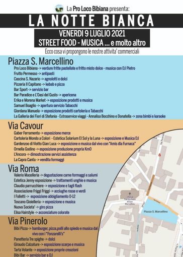 Una Notte bianca e tre Gran Grigliate nel cuore del Luglio Bibianese Una Notte bianca e tre Gran Grigliate nel cuore del Luglio Bibianese