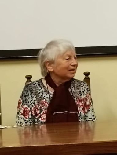 Marta Baret a una presentazione del secondo volume di ‘Gente in guerra’ Marta Baret a una presentazione del secondo volume di ‘Gente in guerra’