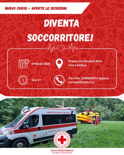 Soccorritori si diventa! A Torre Pellice parte il nuovo corso della Croce Rossa