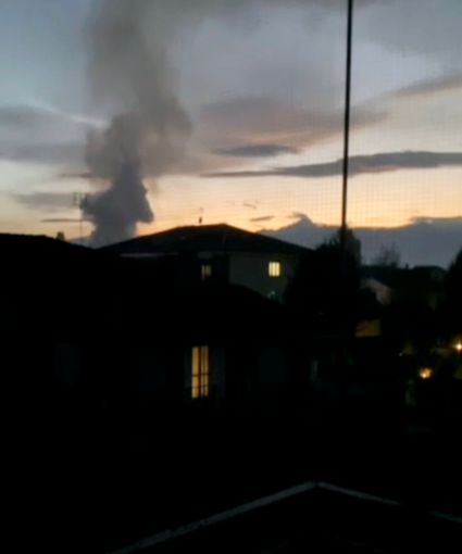 Vigone: incendio in un garage in via Silvio Pellico Vigone: incendio in un garage in via Silvio Pellico