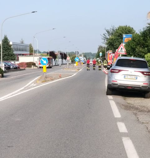 I vigili del fuoco al lavoro