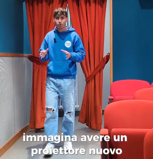 Un’immagine del reel che presenta la serata di venerdì Un’immagine del reel che presenta la serata di venerdì