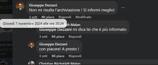 Il commento che innesca la polemica Il commento che innesca la polemica