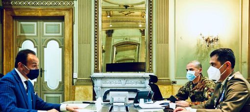 Cirio e il generale Figliuolo