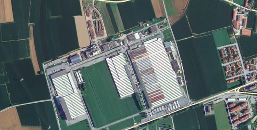 Airasca area skf dall'alto