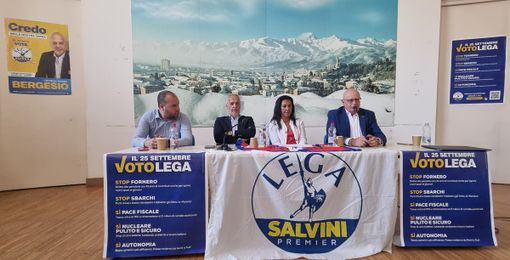 Da sinistra Benvenuto, Bergesio, Casolati e Mongiello