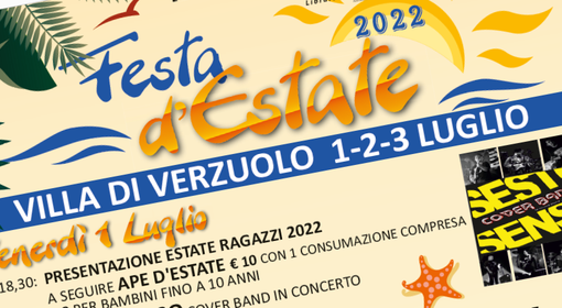 Dal 1° al 3 luglio è Festa d’Estate a Villa di Verzuolo Dal 1° al 3 luglio è Festa d’Estate a Villa di Verzuolo