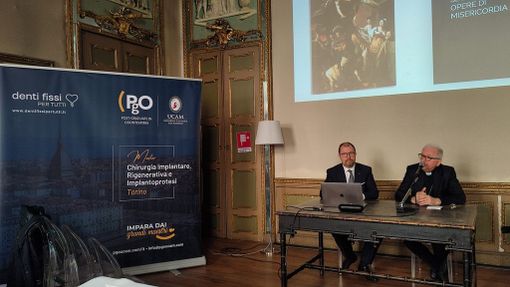 Da sinistra Mario Cappellin e il vescovo Derio Olivero Da sinistra Mario Cappellin e il vescovo Derio Olivero