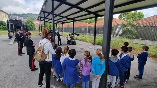 La visita di stamattina al comando della Compagnia di Pinerolo La visita di stamattina al comando della Compagnia di Pinerolo