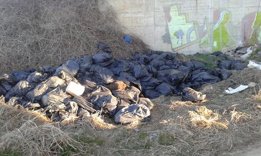 Nuovi abbandoni di rifiuti: appello ai candiolesi per segnalarli (FOTO)
