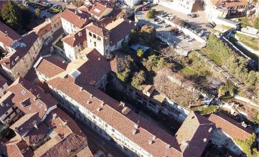 Gli alloggi popolari di via Luciano visti dall’alto