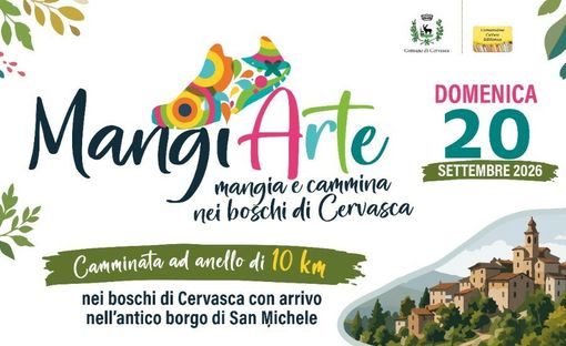 Cervasca, tra boschi e sapori arriva "MangiArte": una camminata di 10 chilometri Cervasca, tra boschi e sapori arriva "MangiArte": una camminata di 10 chilometri