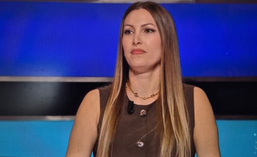 Elisa Leonardo al quiz di Canale 5