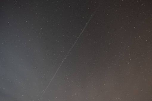 Starlink dal colle del Lazzarà Starlink dal colle del Lazzarà