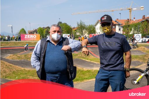 Ciclismo, aperto a Pianezza il nuovo circuito "Pump Track"
