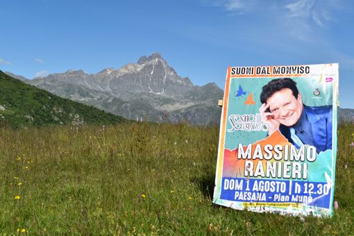 Pian Munè di Paesana: concerto di Massimo Ranieri domenica 1 agosto
